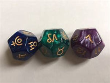 Load image into Gallery viewer, ASTROLOGY DICE - SET OF 3
